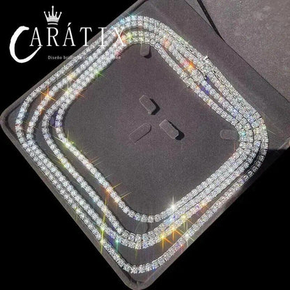 CARÁTIX - 1/8/K golden  Chain Jewelry Tennis Choker Necklace Mens Cubic Zirconia Tennis Chain For Women Luxury Jewelry Valentine's Day Gift for Men & Girls & Boys Mothers' Day Gift #Springtok