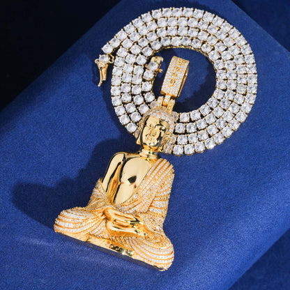 925 Silver Moissanite Pendant – High - End Personalized Jewelry, Unique Statement Piece - CaratixJewelry