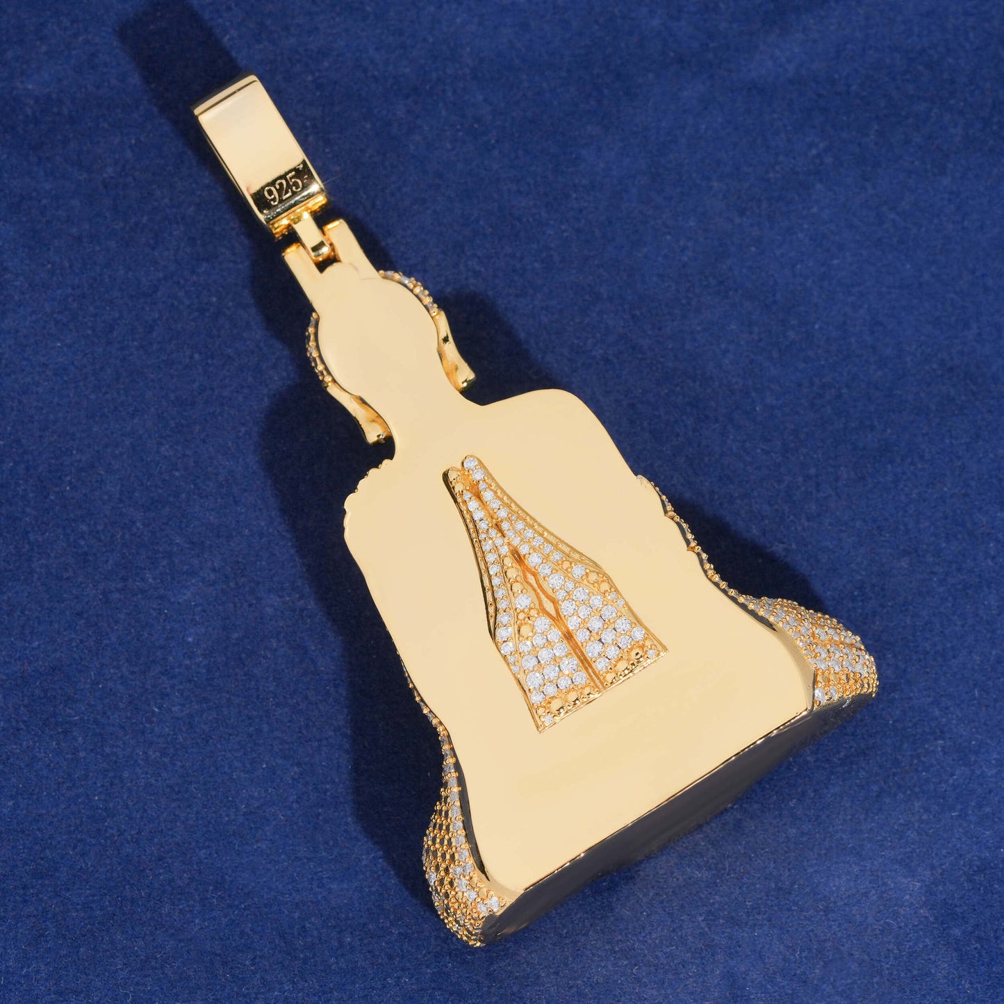 925 Silver Moissanite Pendant – High - End Personalized Jewelry, Unique Statement Piece - CaratixJewelry