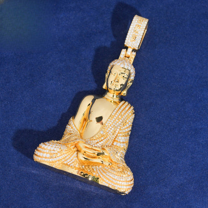 925 Silver Moissanite Pendant – High - End Personalized Jewelry, Unique Statement Piece - CaratixJewelry