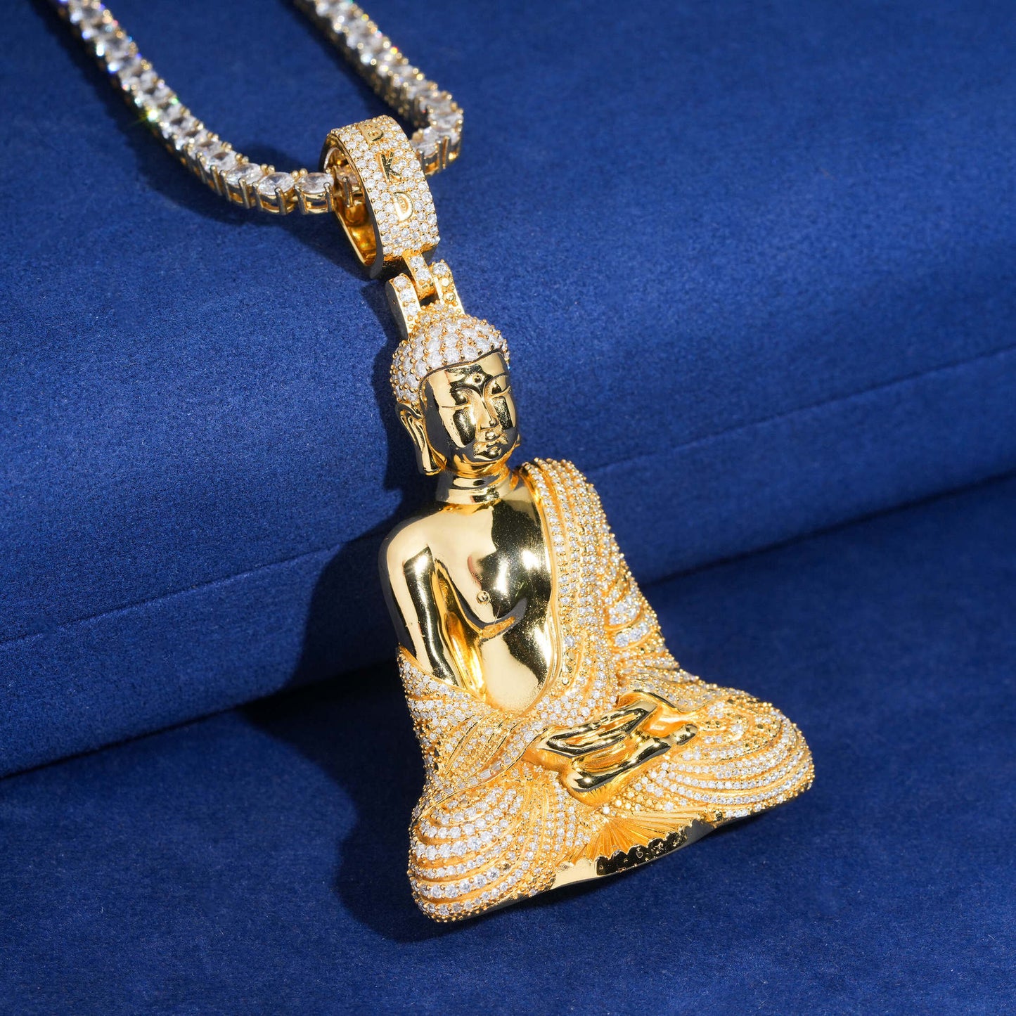 925 Silver Moissanite Pendant – High - End Personalized Jewelry, Unique Statement Piece - CaratixJewelry