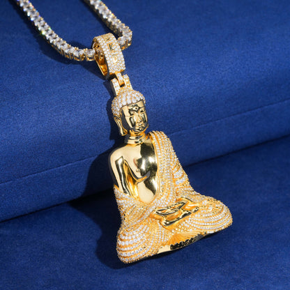 925 Silver Moissanite Pendant – High - End Personalized Jewelry, Unique Statement Piece - CaratixJewelry