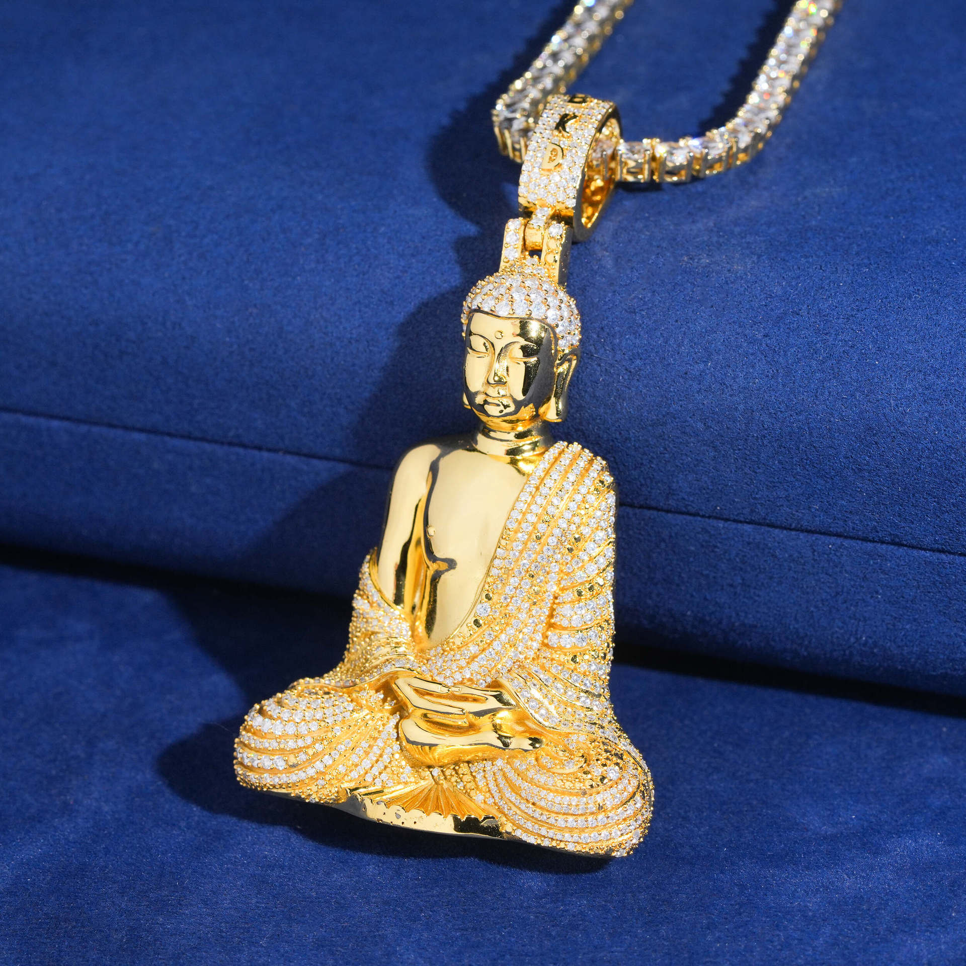 925 Silver Moissanite Pendant – High - End Personalized Jewelry, Unique Statement Piece - CaratixJewelry