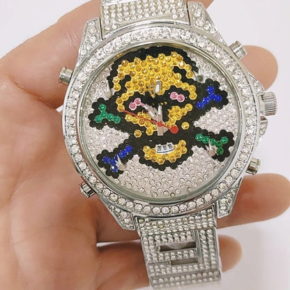 Fully Iced Out 5 Time Zone Watch Men's Hip Hop | Caratix