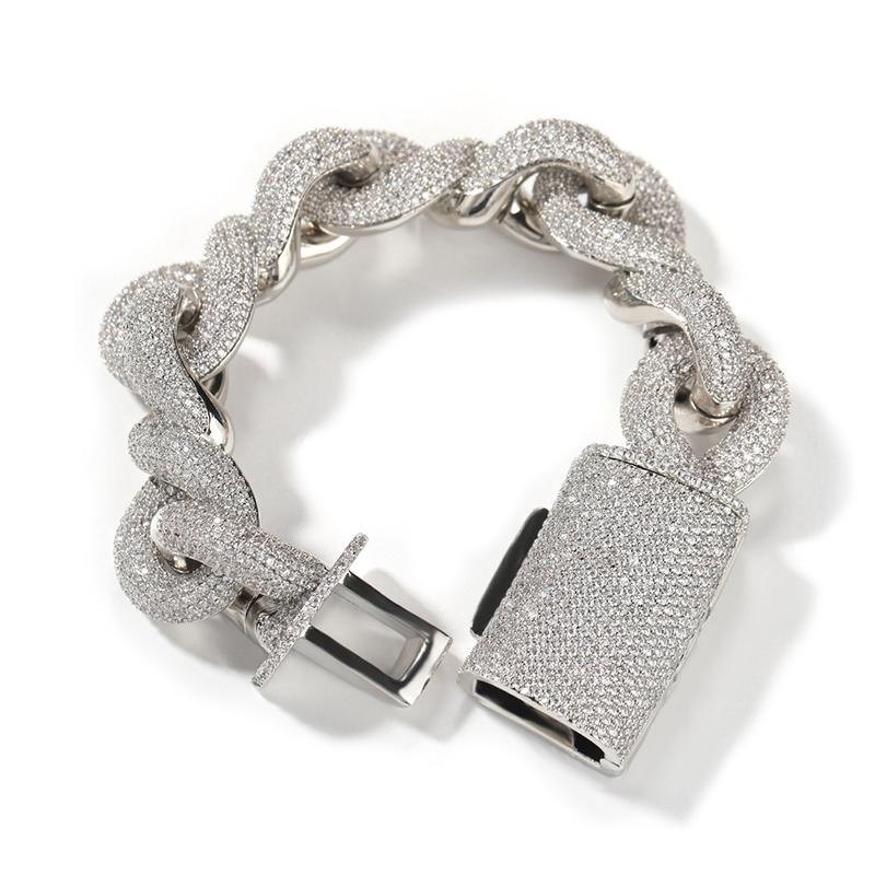 CARÁTIX 20mm Infinity Cuban Chain | 5A+ CZ Iced Out Hip Hop Necklace for Men