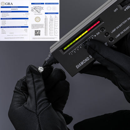 9mm Sterling Silver VVS Lab Diamond Hip Hop Bling Earrings