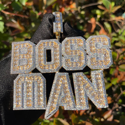 Special Cut Diamond Iced Out Personalized Custom Name Necklace Pendant - Luxury Custom Jewelry