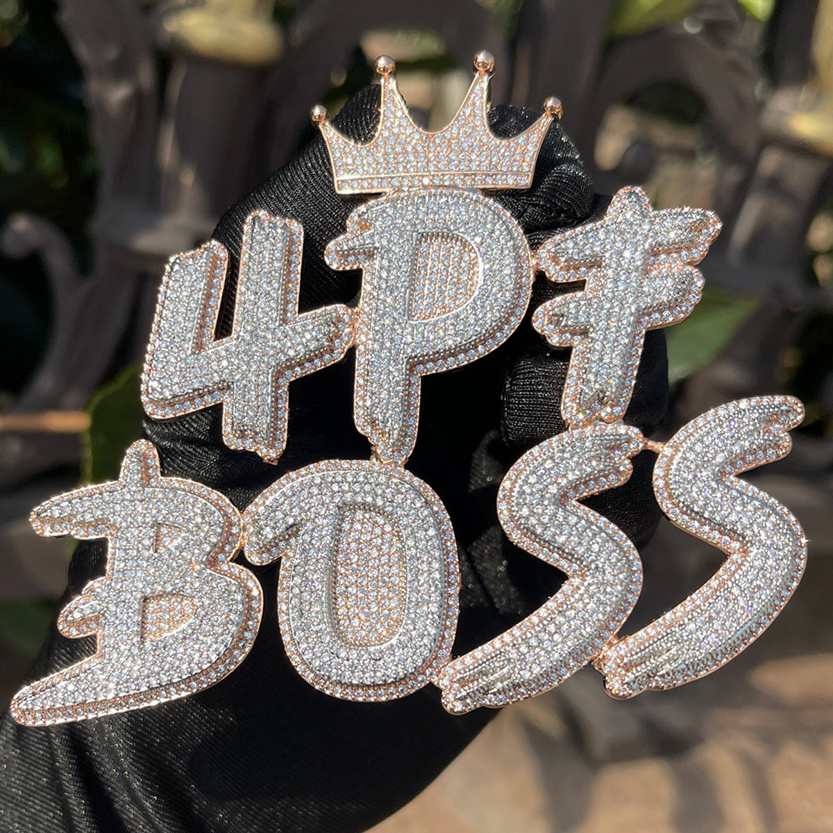 King Style Customize Anything Iced Out Personalized Custom Name Necklace Pendant