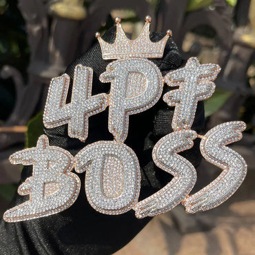 King Style Customize Anything Iced Out Personalized Custom Name Necklace Pendant - Luxury Custom Jewelry - CaratixJewelry