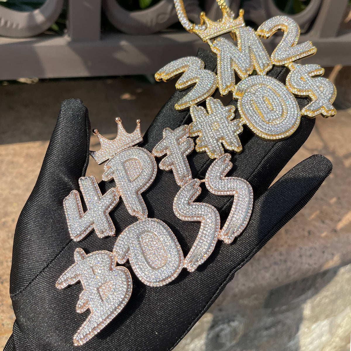 King Style Customize Anything Iced Out Personalized Custom Name Necklace Pendant