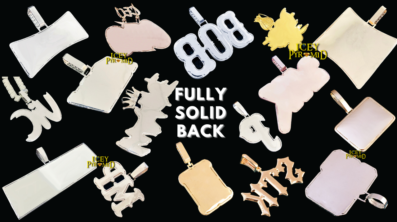 Baguette Edition Iced Out Personalized Custom Name Necklace Pendant