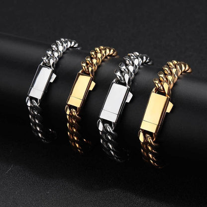 Stainless Steel Cuban Link Chain for Men | Caratix Jewelry - CaratixJewelry