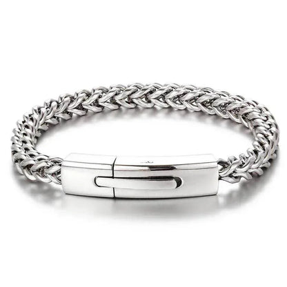 6mm Reversible Link Hip Hop Necklace Rapper Iced Out Chain Style for Men | Caratix Jewelry - CaratixJewelry