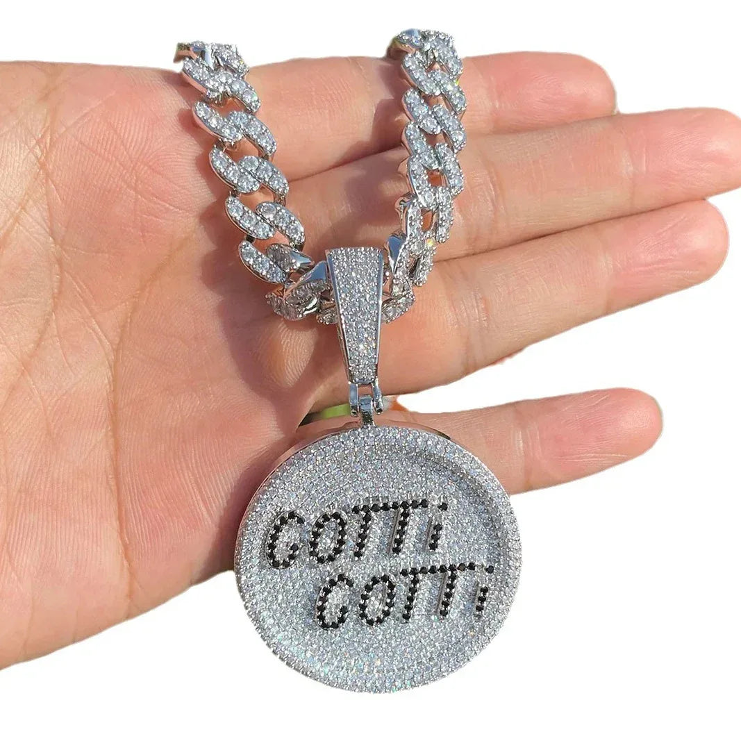 Men's Mob Boss Necklace | Premium Copper CZ Gangster Jewelry - CaratixJewelry