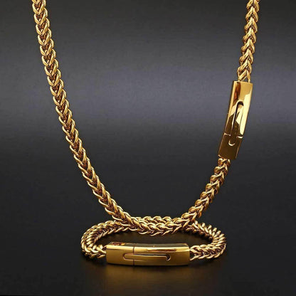 6mm Reversible Link Hip Hop Necklace Rapper Iced Out Chain Style for Men | Caratix Jewelry - CaratixJewelry