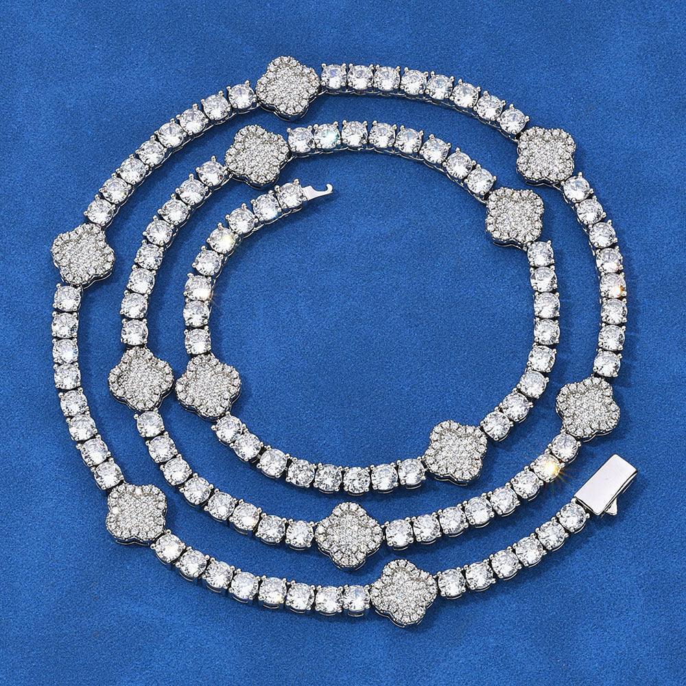 Custom Zircon Tennis Chain Necklace Bracelet Hip Hop Jewelry for Men | Caratix Jewelry - CaratixJewelry