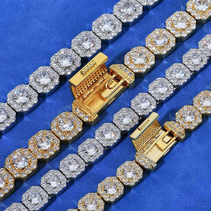 Iced Sugar Link Zircon Hip Hop Jewelry Bracelet for Men | Caratix Jewelry - CaratixJewelry