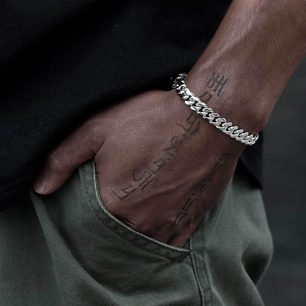 Miami Cuban Link Stainless Steel Bracelet for Men | Caratix - CaratixJewelry