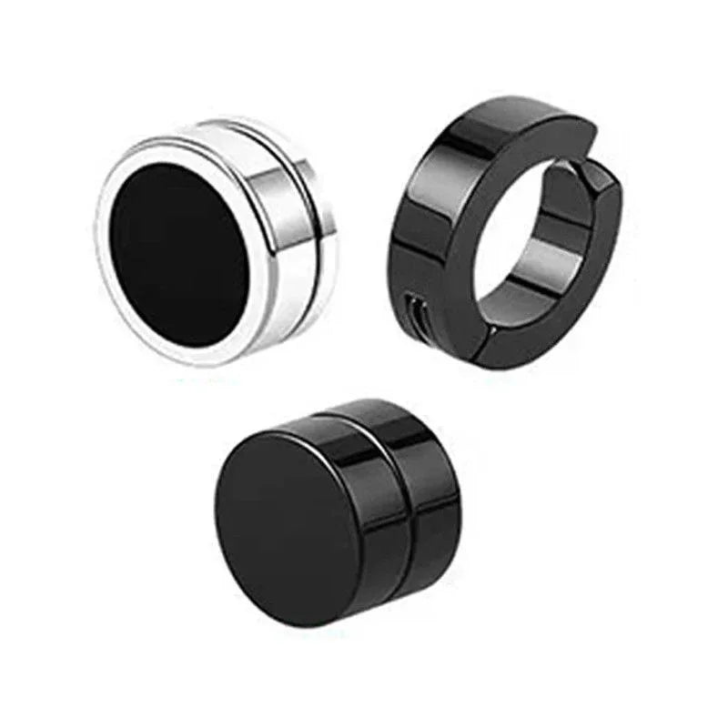 Unisex Geometric Magnetic Earrings - Luxury Stainless Steel