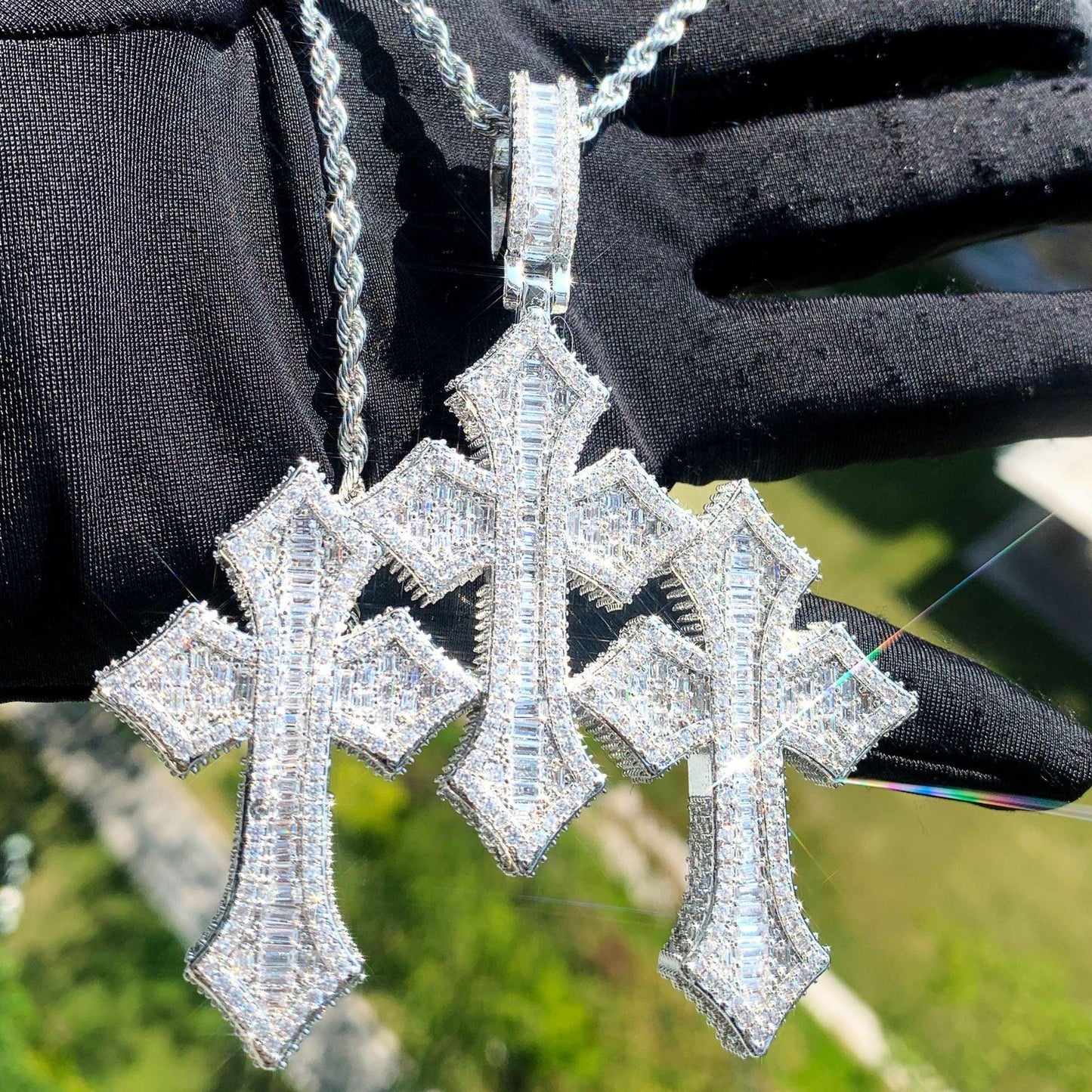 Pendant Necklace | Iced Out Hip Hop Men’s Streetwear Jewelry - CaratixJewelry