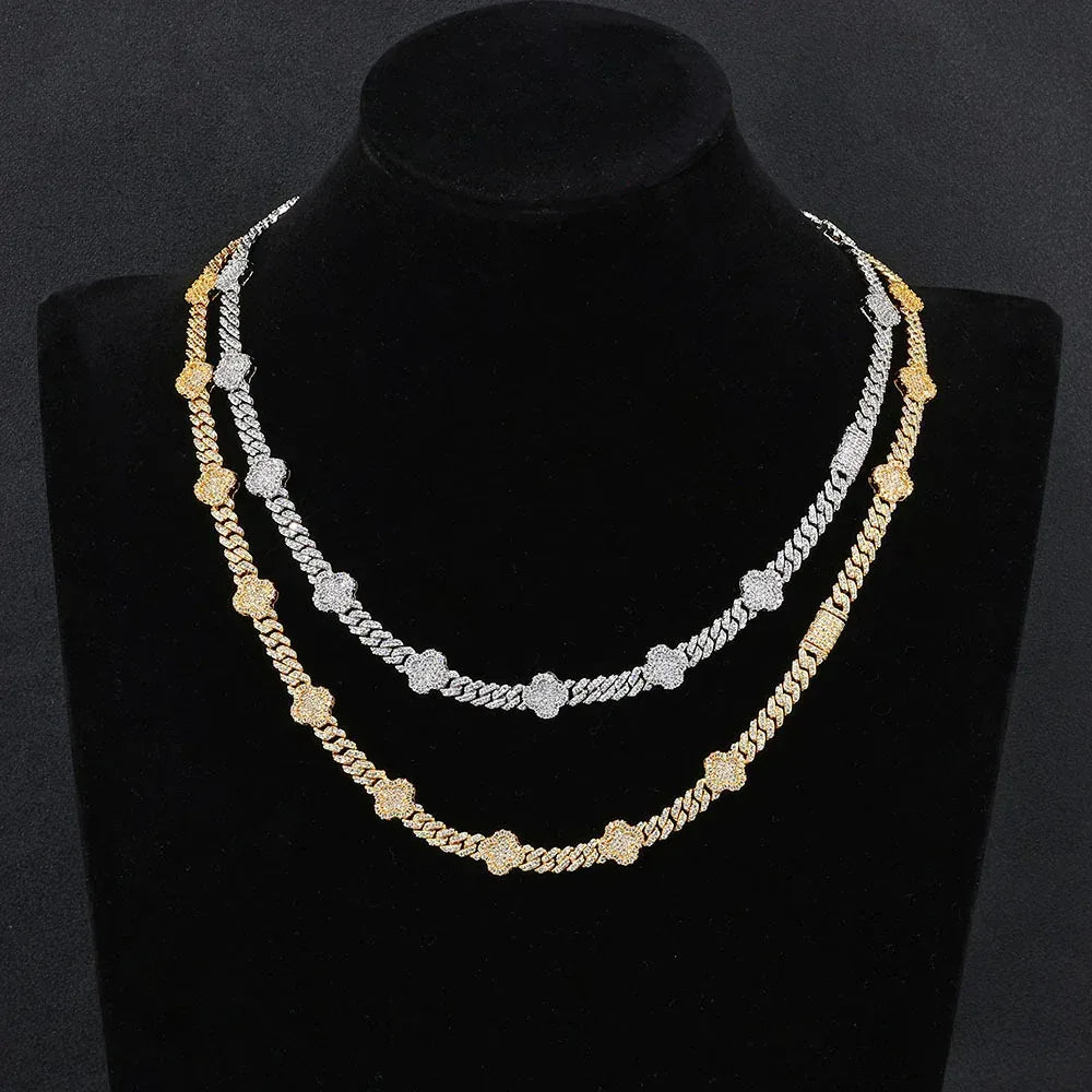 6mm Iced Out Cuban Chain Zircon Rapper Hip Hop Bracelet for Men | Caratix Jewelry - CaratixJewelry