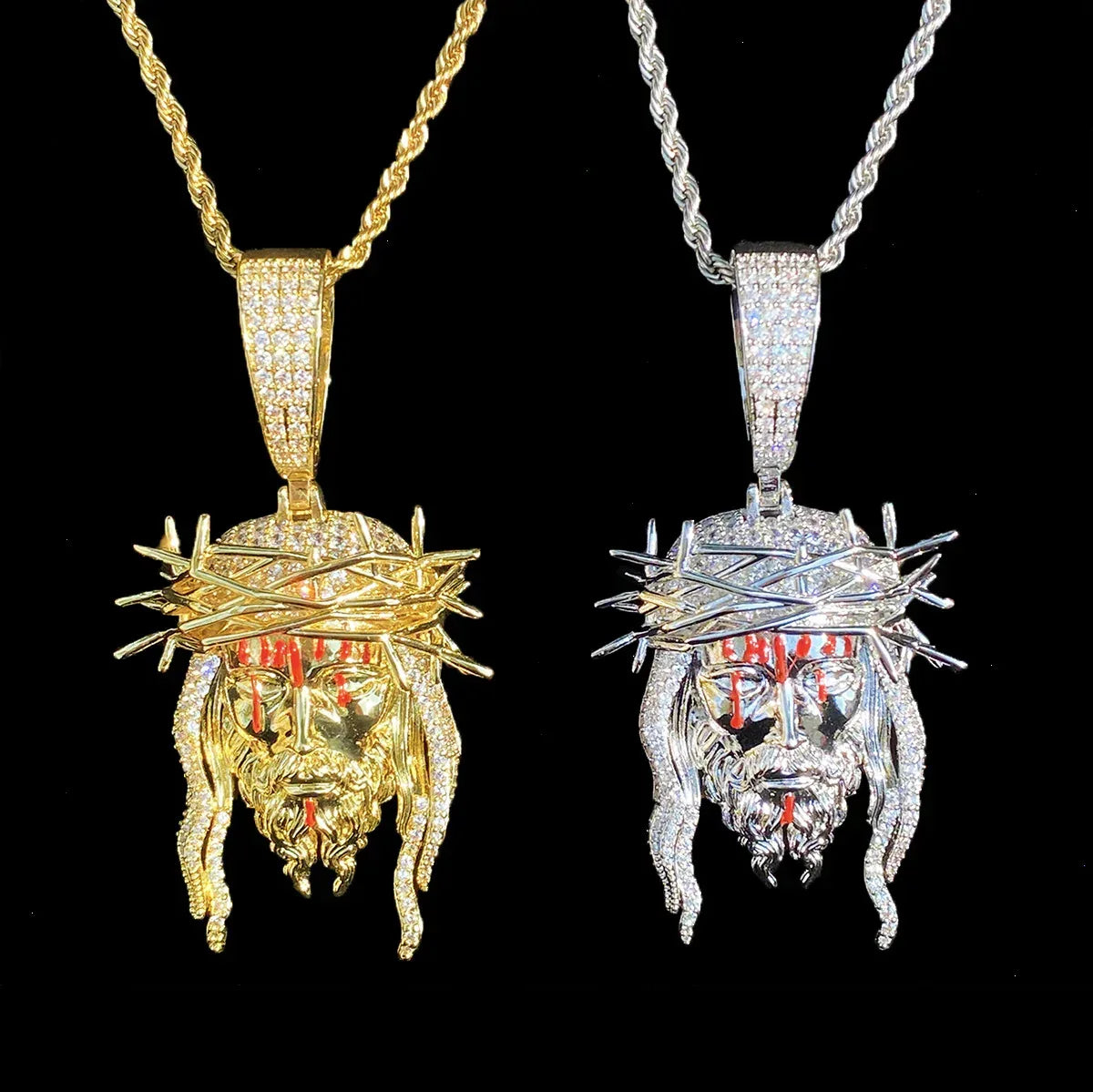 High Polish "Horned Elder" Pendant | Men's Punk Hip Hop Necklace - CaratixJewelry