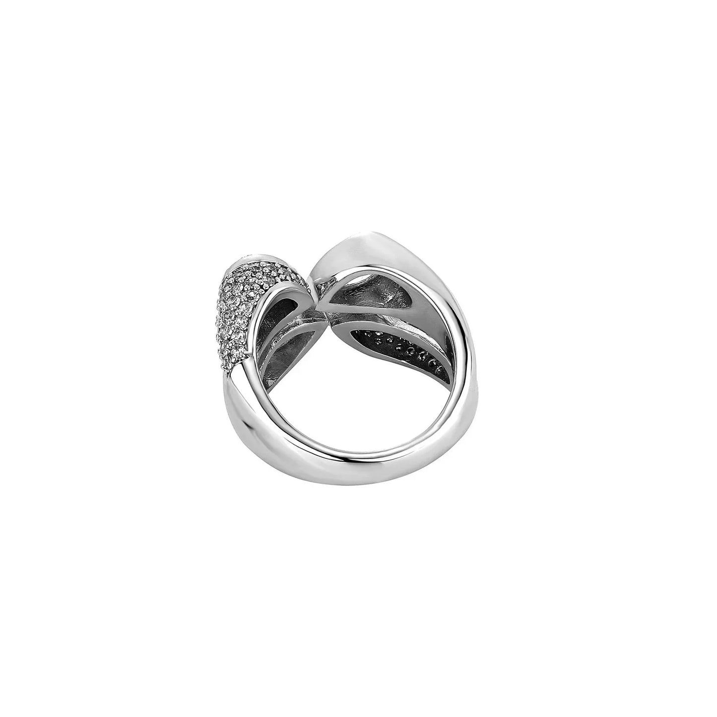 Men's Iced Out Four-Prong Solitaire Ring | Adjustable Hip Hop Band | Caratix