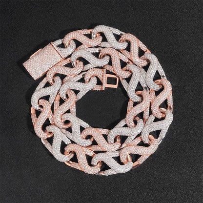 18mm Moissanite Cuban Link | 925 Silver Iced Out Hip Hop Jewelry - CaratixJewelry