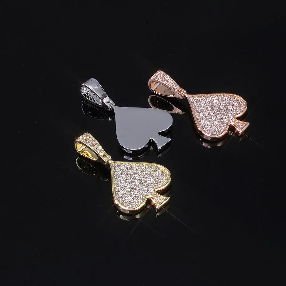 Heart Zircon Custom Chain Pendant Hip Hop Necklace for Men & Women | Caratix Jewelry - CaratixJewelry