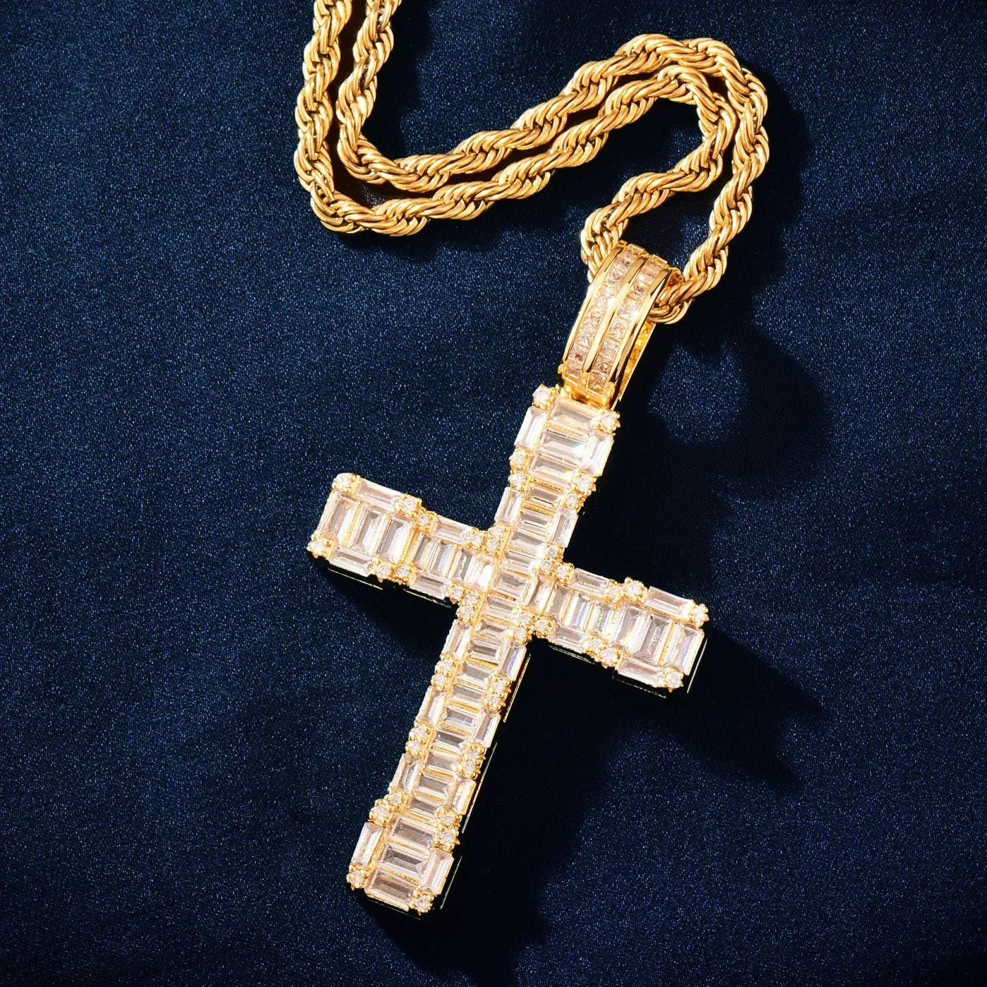 Iced Out Pendant Necklace – Hip Hop Punk CZ - CaratixJewelry