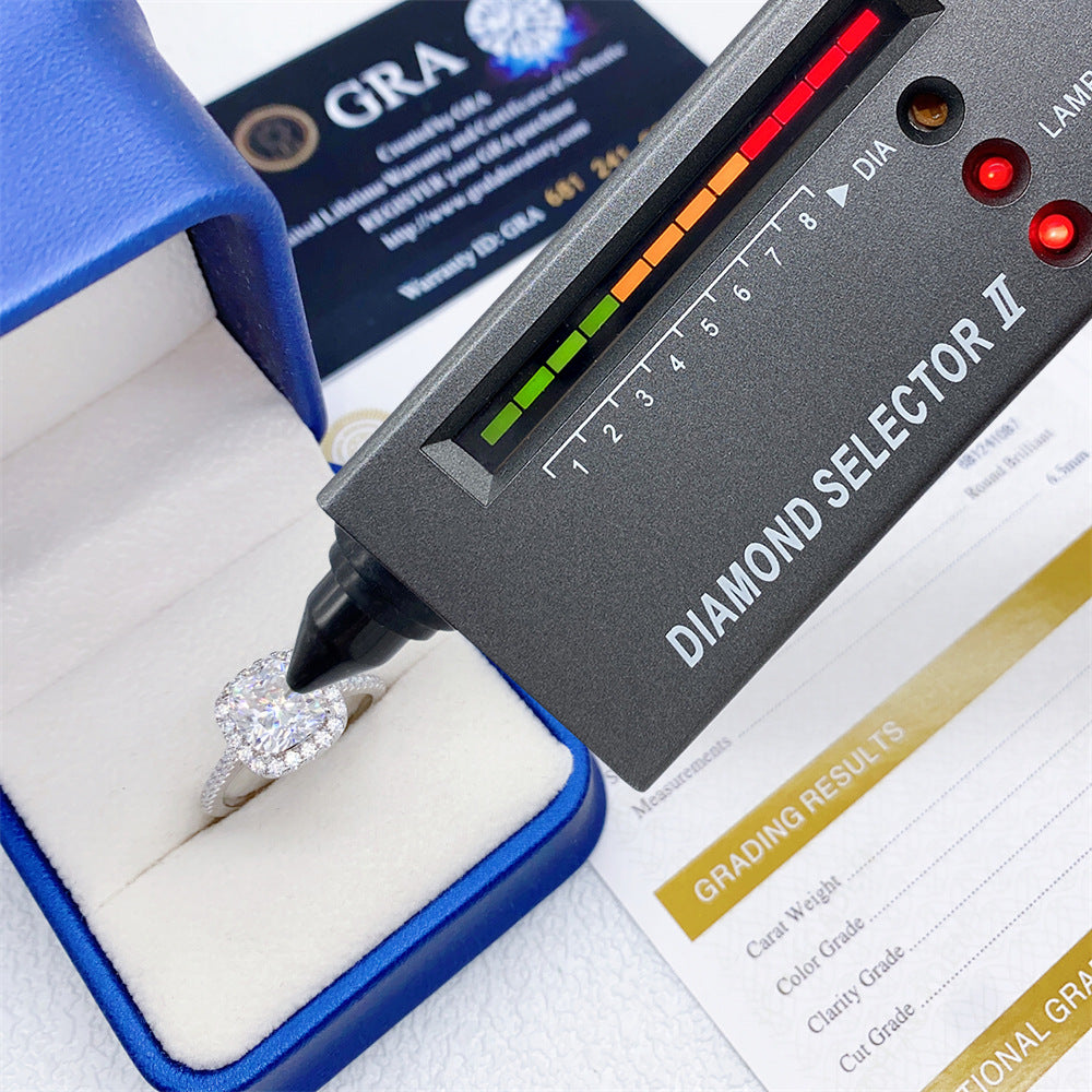 2026 Summer Collection: 2.5 Carat Cushion Cut Moissanite Ring | S925 Silver Ring | Caratix