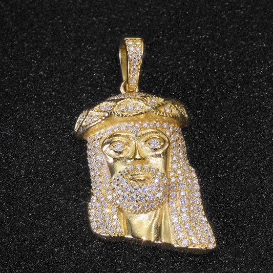 Custom 3D Vintage Figural Pendant | Full Iced-Out Hip Hop Jewelry for Men | Caratix - CaratixJewelry