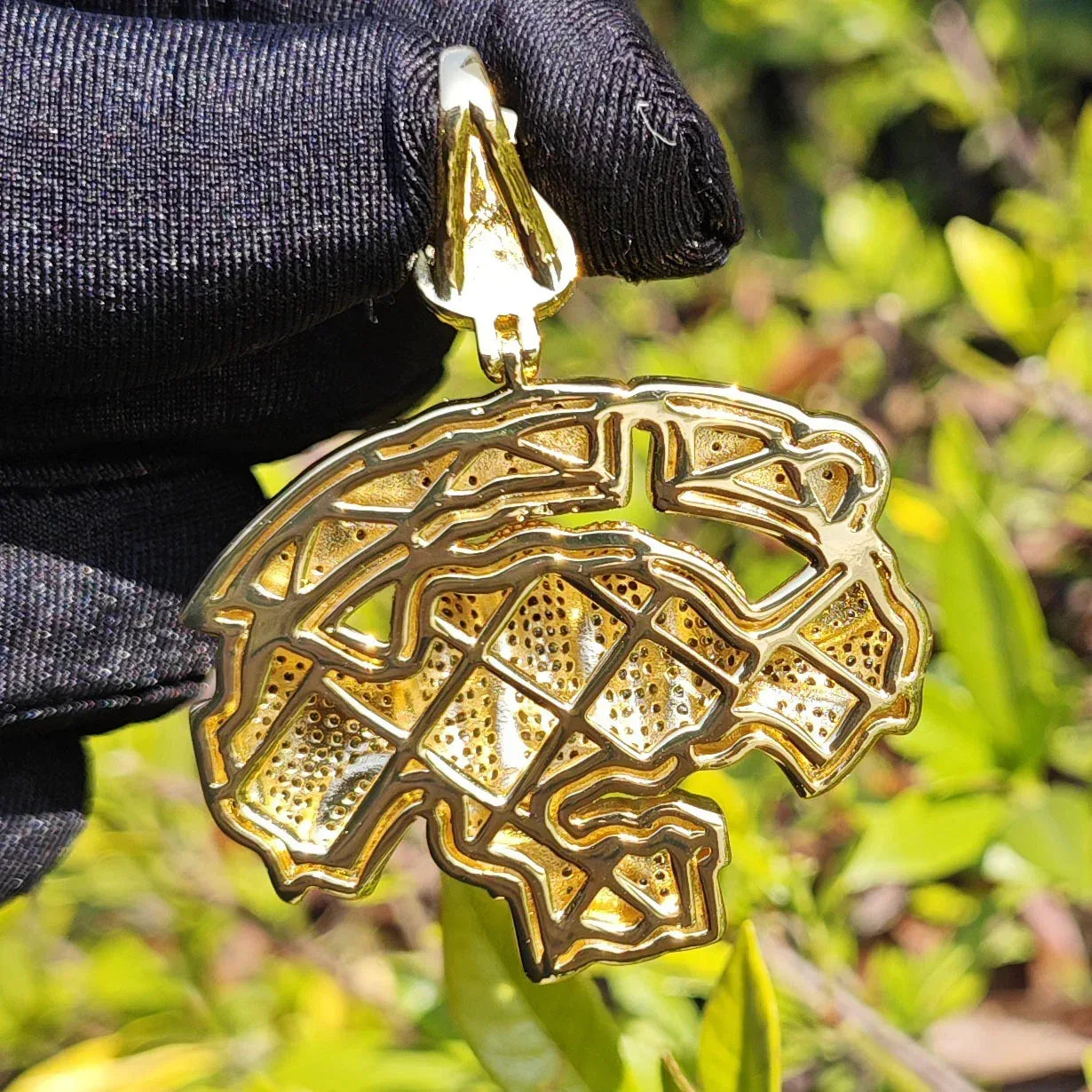 Iced Out “Get Money” Fist Pendant Necklace – Hip Hop CZ Copper Streetwear Jewelry - CaratixJewelry