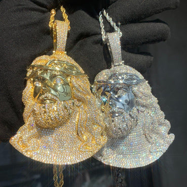 Iced Out Character Pendant Necklace – Hip Hop CZ Fashion Jewelry for Men & Women - CaratixJewelry