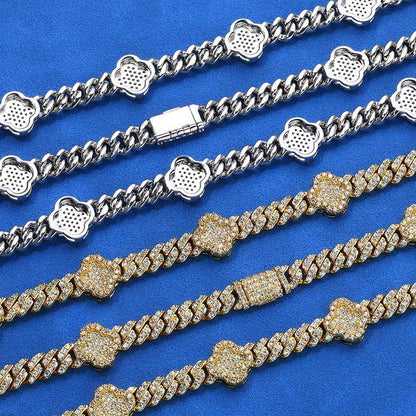 Custom 6mm Cuban Chain Bracelet with Zircon Stones for Men | Luxury Hip Hop Jewelry – Caratix Jewelry - CaratixJewelry
