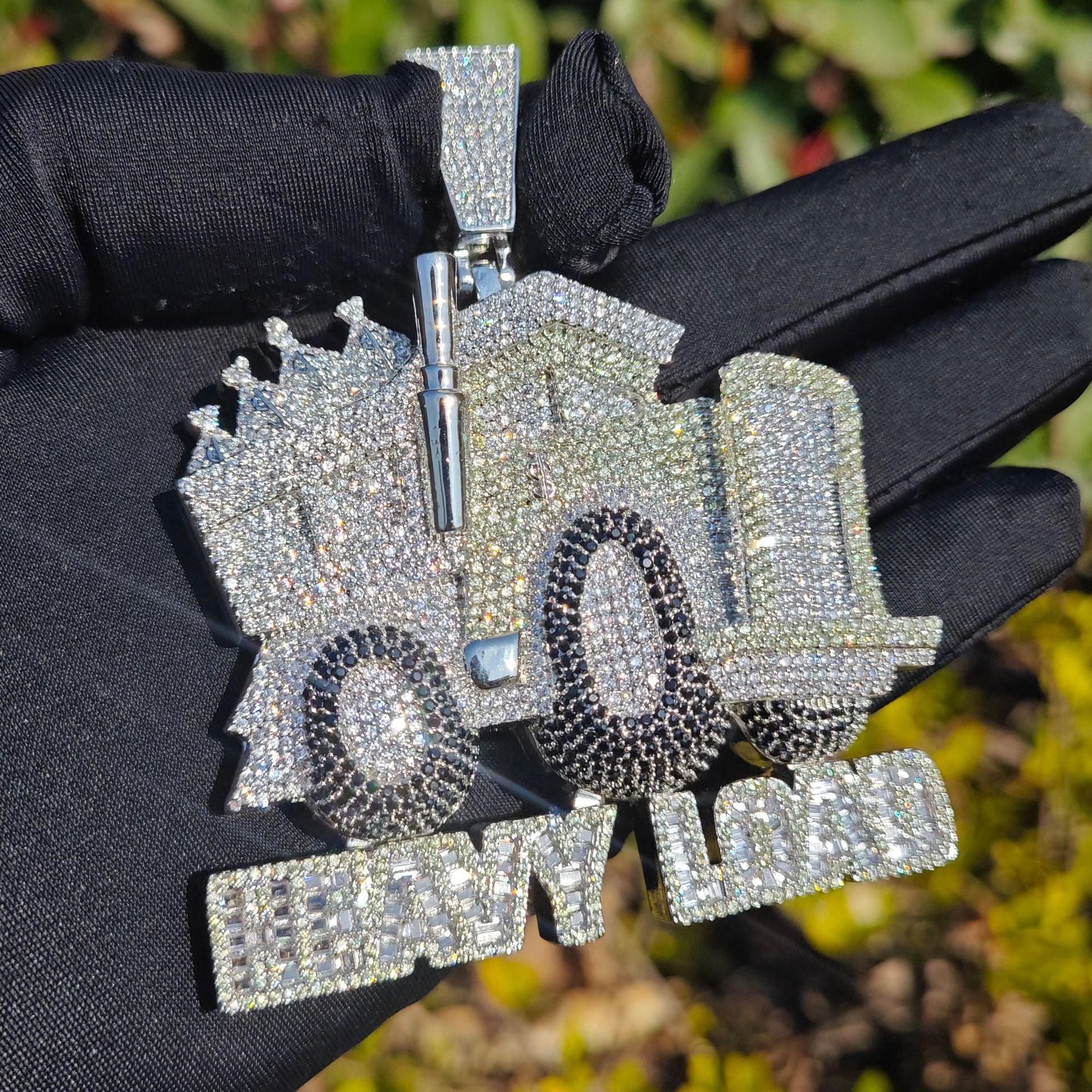 Iced Out Truck Pendant Necklace | CZ Heavy Hip Hop Men’s Streetwear Jewelry - CaratixJewelry