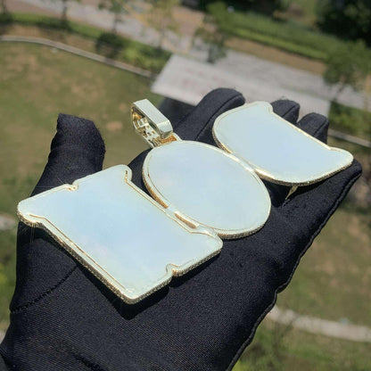 Iced Out Letter Pendant | CZ Hip Hop Personalized Initial Necklace Jewelry - CaratixJewelry