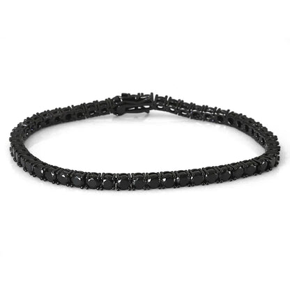 Tennis Chain Zircon Bracelet Copper Plated 18K Gold Hip Hop Jewelry for Men | Caratix Jewelry - CaratixJewelry