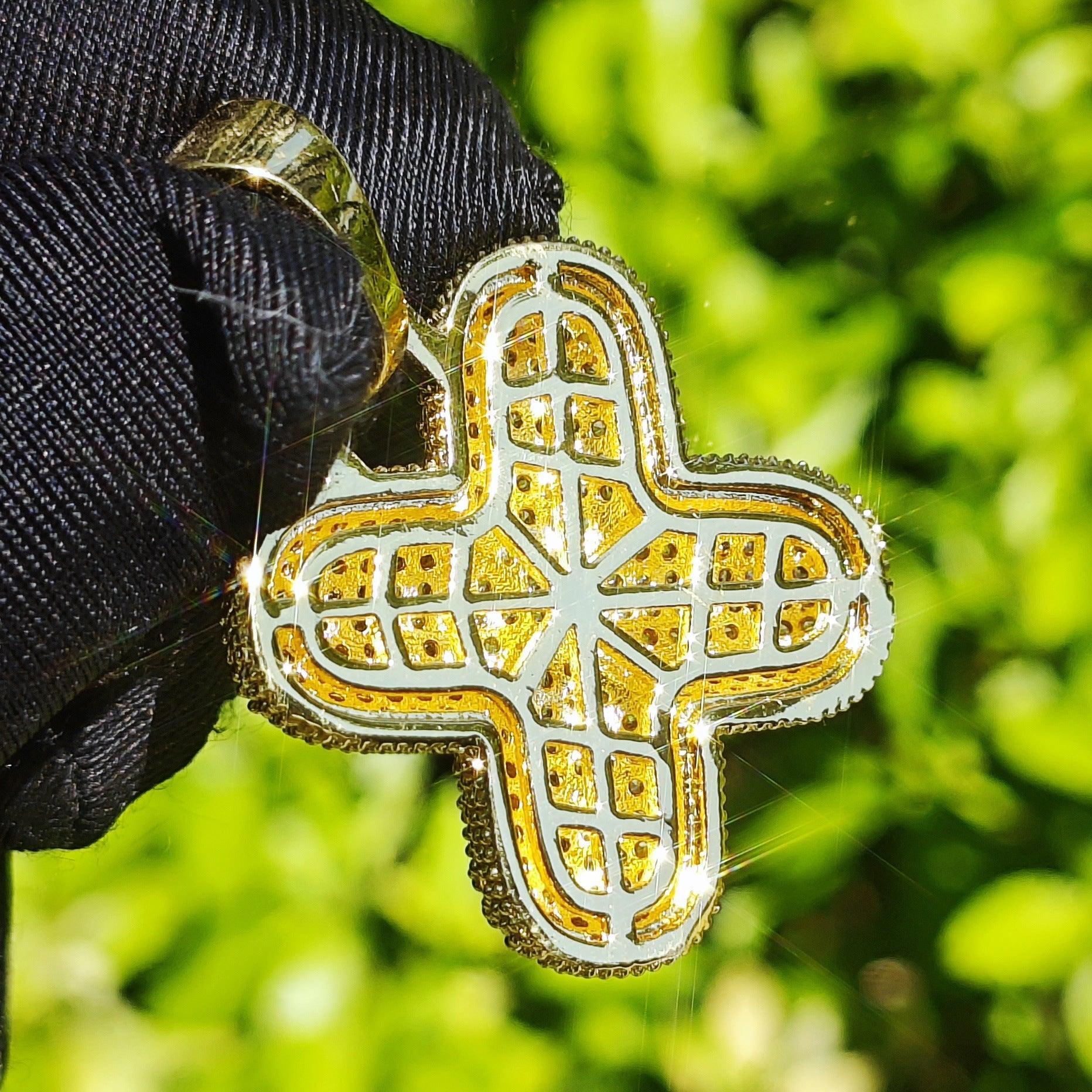 Iced Out Alphabet Letter Pendant | CZ Hip Hop 26-Letter Streetwear Jewelry - CaratixJewelry