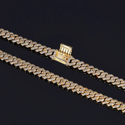 6mm Single Row Zircon Cuban Link Bracelet Luxury Hip Hop Jewelry - CaratixJewelry