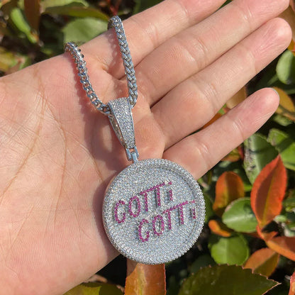 Men's Mob Boss Necklace | Premium Copper CZ Gangster Jewelry - CaratixJewelry