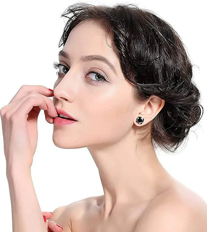 6mm & 8mm Magnetic Zircon Studs - 4-Prong Stainless Steel