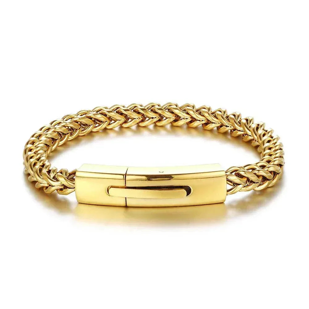 6mm Reversible Link Hip Hop Necklace Rapper Iced Out Chain Style for Men | Caratix Jewelry - CaratixJewelry