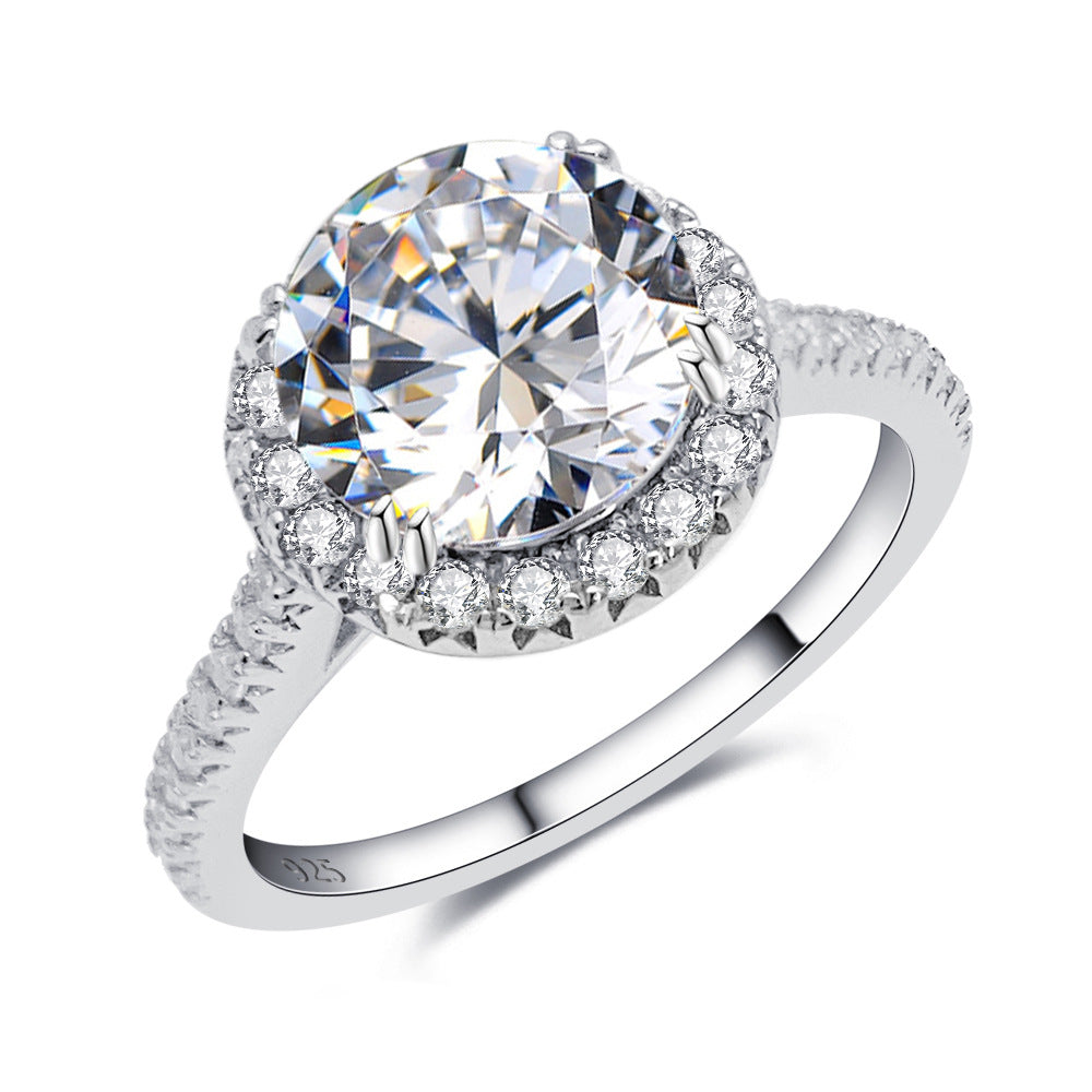 2026 Summer New S925 Silver 3ct Moissanite Ring | 3 Carat D Color VVS1 Solitaire | Caratix
