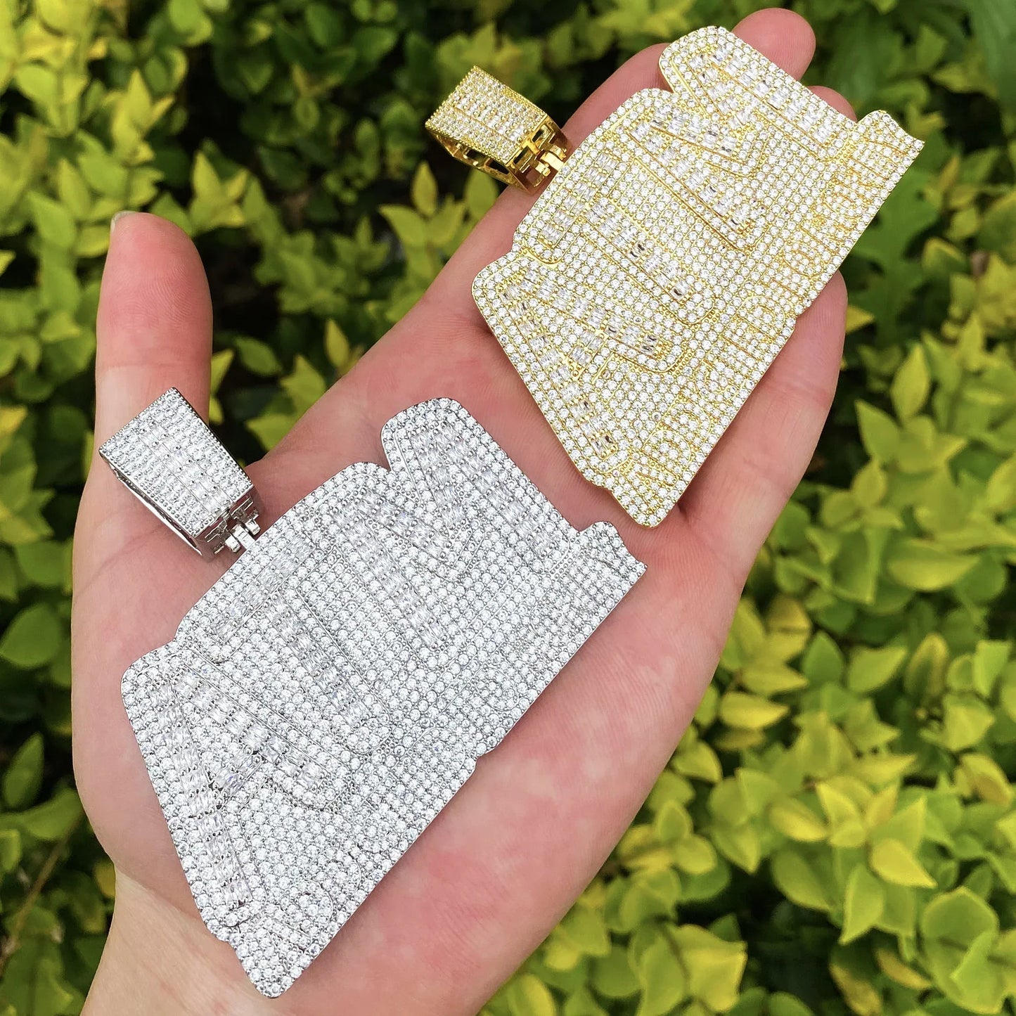 Women's "Addicted To Money" Necklace | Premium Copper CZ Cash Flow Jewelry - CaratixJewelry