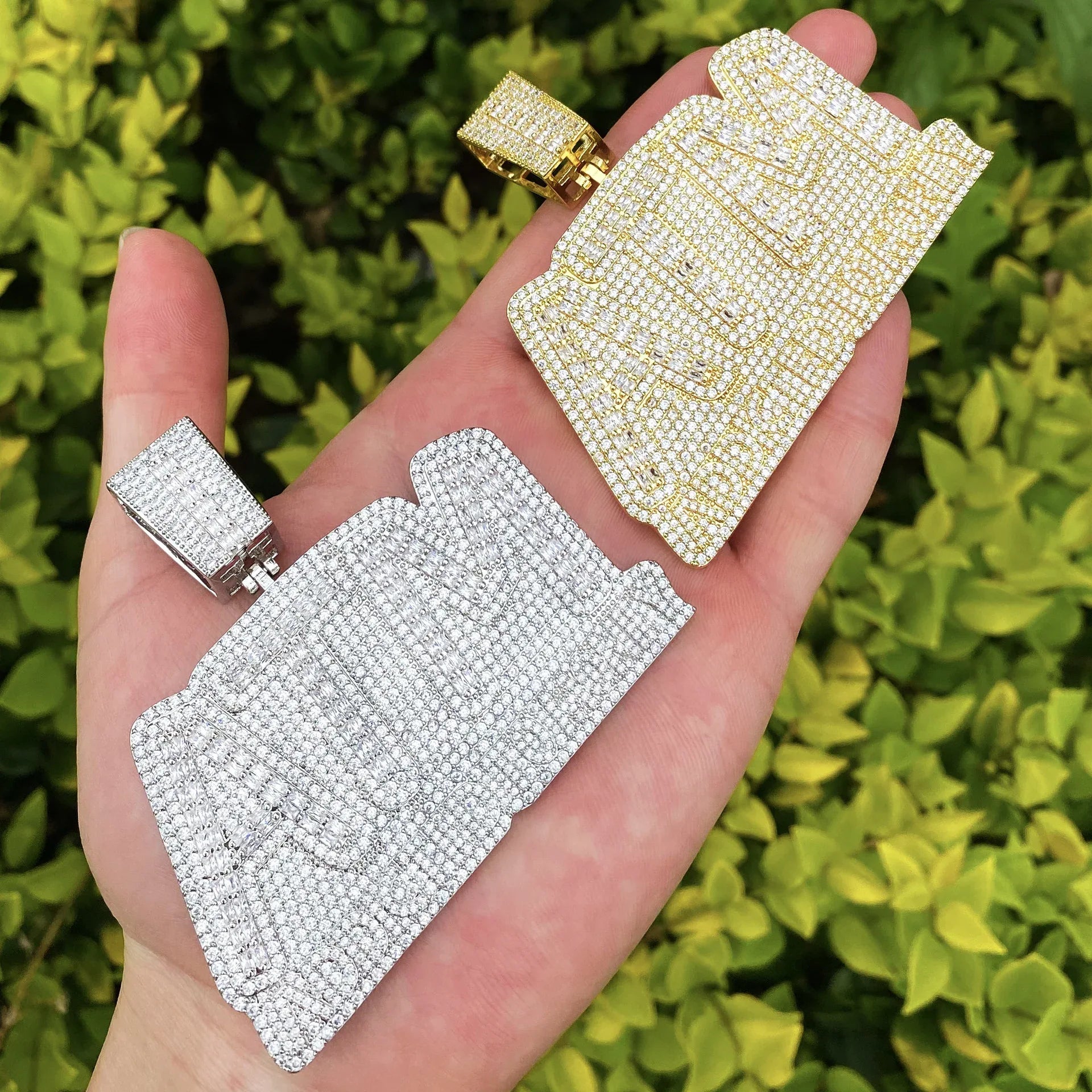 Women's "Addicted To Money" Necklace | Premium Copper CZ Cash Flow Jewelry - CaratixJewelry