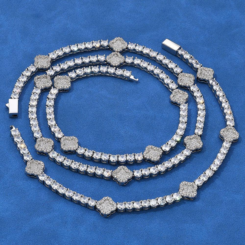 Custom Zircon Tennis Chain Necklace Bracelet Hip Hop Jewelry for Men | Caratix Jewelry - CaratixJewelry