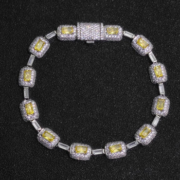Emerald Zircon Colorful Gemstone Bracelet Luxury Jewelry for Women | Caratix Jewelry - CaratixJewelry