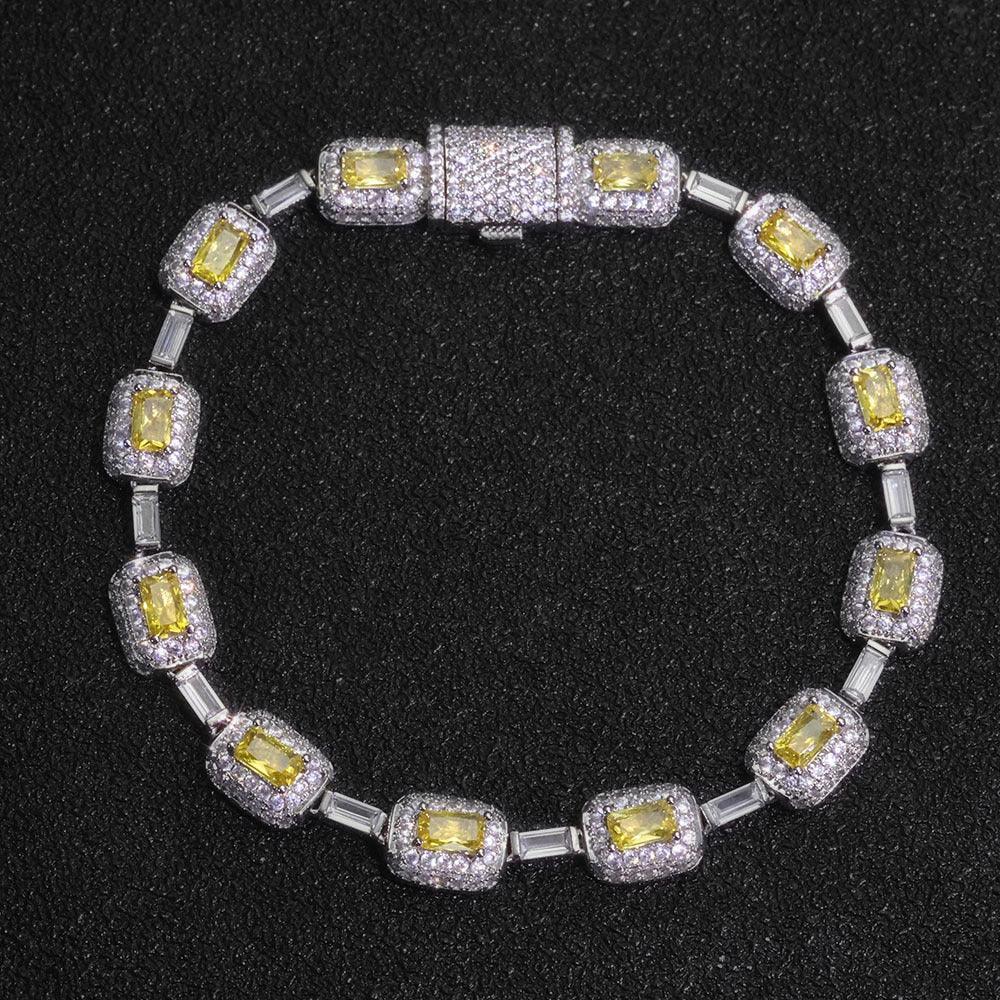 Emerald Zircon Colorful Gemstone Bracelet Luxury Jewelry for Women | Caratix Jewelry - CaratixJewelry