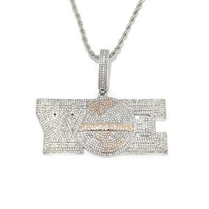 Iced Out "We On Everything" Pendant | Men's Crew Loyalty Necklace - CaratixJewelry